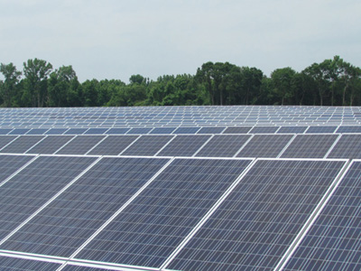 5MW PV module solar site